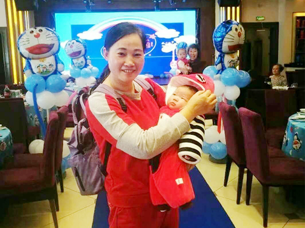 阿托月嫂陳姐真誠熱情，讓人很舒服